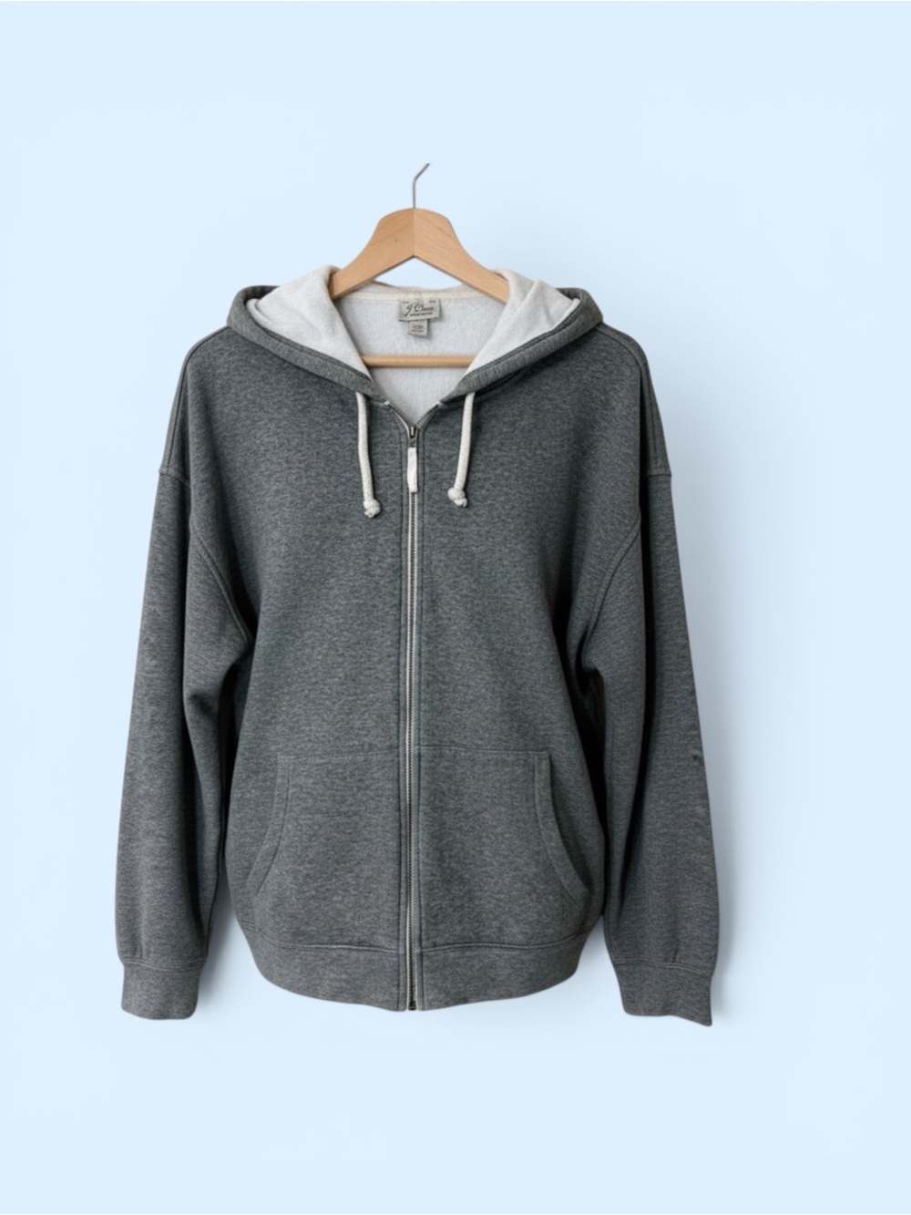 J. Crew Vintage Fleece Hooded Sweatshirt 2X